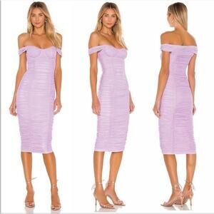 Majorelle Tabitha Midi Dress in Amethyst Lilac